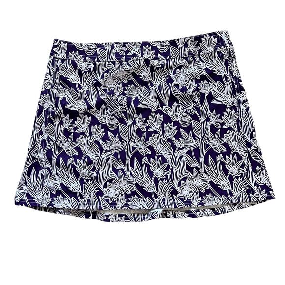 RipSkirt Hawaii Length 1 Medium Viola Purple 16.25” Hibiscus Velcro Wrap Beach - Picture 2 of 3